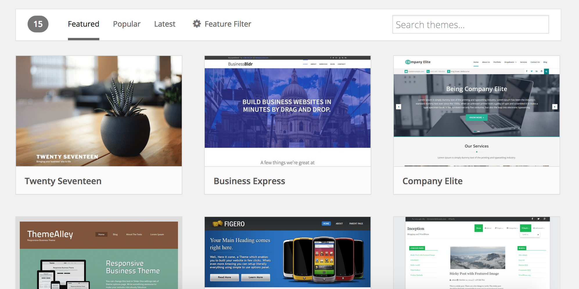 WordPress free themes